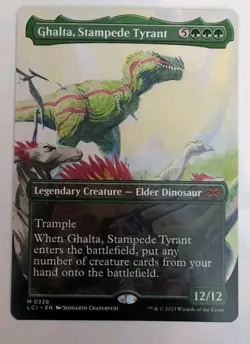 Ghalta, Stampede Tyrant (Borderless) The Lost Caverns of Ixalan Regular - Image 1