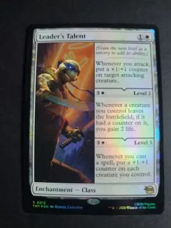 Leader's Talent (Foil) Rare MTG Ninja Turtles - Image 1