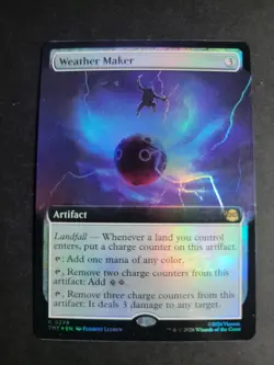 Weather Maker (Extended Art Foil) Rare MTG Ninja Turtles - Image 1