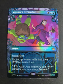 Kitsune's Technique (Showcase Foil) Rare MTG Ninja Turtles - Image 1