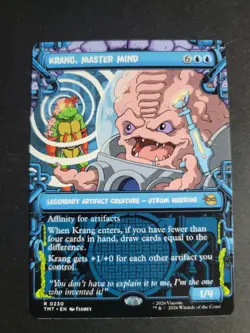 Krang, Master Mind (Showcase) Rare MTG Ninja Turtles - Image 1