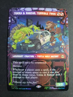 Tokka & Rahzar, Terrible Twos (Showcase Foil) Rare MTG Ninja Turtles - Image 1