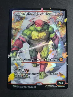 Raphael, the Nightwatcher (Showcase Foil) Mythic MTG Ninja Turtles - Image 1