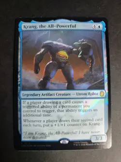 Krang, the All-Powerful (Surge Foil) Rare MTG Ninja Turtles Commander - Image 1