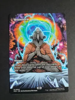 Brainstorm (Borderless) Mythic MTG Ninja Turtles - Image 1