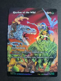 Rhythm of the Wild (Borderless Foil) Mythic MTG Ninja Turtles - Image 1