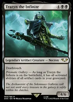 1 x Trazyn the Infinite - Universes Beyond: Warhammer 40,000 - Light Play - MTG - Image 1