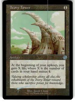 FOIL Ivory Tower The Brothers' War: Retro Frame Artifacts Regular MTG NM - Image 1