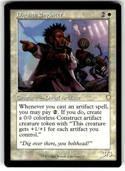 Digsite Engineer (Retro Frame) Commander: the Brothers' War Regular MTG - Image 1