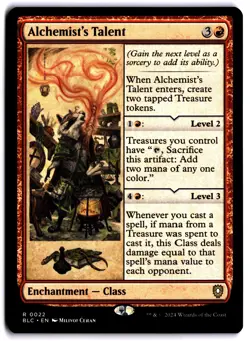 Alchemist's Talent NM BLC Commander: Bloomburrow MTG - Image 1