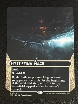 MTG Edge of Eternities Stellar Sights Mystifying Maze Borderless 0029 Rare - Image 1