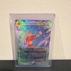 Magic: The Gathering Aang Destined Savior & Crossroads Foil Legendary Creature … - Image 2