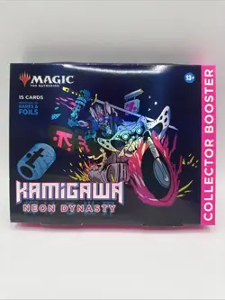 Magic The Gathering Kamigawa: Neon Dynasty COLLECTOR Booster pack sealed box MTG 195166163048 - Image 1