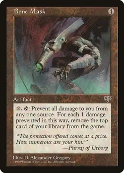 Bone Mask 1x MtG Mirage MIR PLAYED - Image 1
