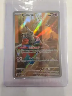 Mimikyu SVP 075 Pokemon TCG Scarlet & Violet Black Star Promo NM Sealed - Image 3