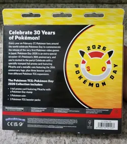 Pokemon TCG Pokemon Day 2026 Collection Box 30th Anniversary New - Image 3