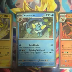 Pokemon Flareon 167, Vaporeon 168, Jolteon 169, SVP Prismatic Evolutions Promo - Image 3