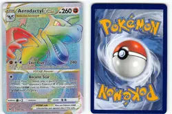 AERODACTYL VSTAR 199/196 RARE RAINBOW LOST ORIGIN POKEMON NM - Image 1