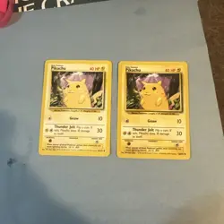 1999 Pokemon TCG Shadowless Base Set Yellow Cheeks Pikachu 58/102 - Image 3