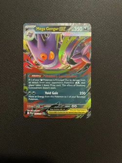 Pokemon Mega Gengar ex 056/094 Holo Double Rare Phantasmal Flames English - Image 1
