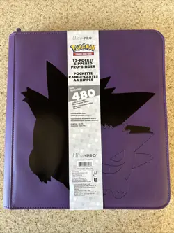 Ultra Pro Zippered PRO Binder 12-Pocket Pokemon Elite Series Gengar - Image 1