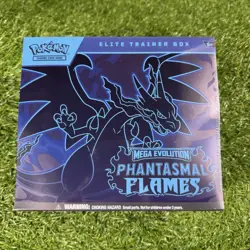 Pokemon Mega Evolution Phantasmal Flames Elite Trainer Box Booster Promo 2023 - Image 1