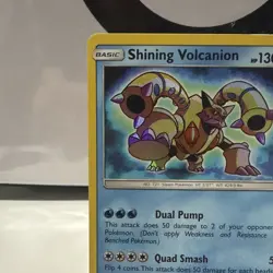 Pokemon - Shining Volcanion 27/73 Shining Legends Holo (2017) - Image 2