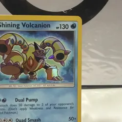 Pokemon - Shining Volcanion 27/73 Shining Legends Holo (2017) - Image 3