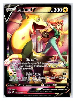Pokemon TCG - Boltund V - SWSH09: Brilliant Stars Trainer Gallery TG13/TG30 Ultr - Image 1