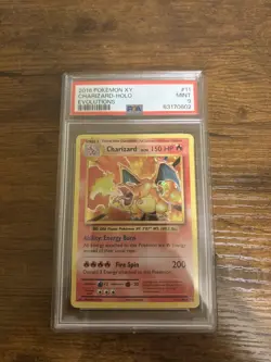 2016 Pokemon XY Evolutions Charizard Holo 11/108 PSA 9 MINT - Image 1
