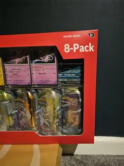 Pokemon TCG Prismatic Evolutions Costco Mini Tins 8 Pack - New & Sealed ✅ - Image 4
