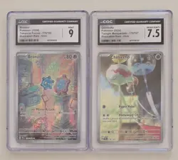 LOT OF 2 CGC POKEMON SLABS BRONZOR IR & CHIMECHO IR (2024) - Image 1