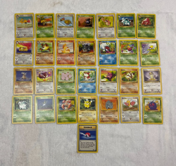 29/84 Pokemon Jungle Lot, NM to LP, No Doubles, Vintage PICTURES - Image 1