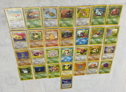 29/84 Pokemon Jungle Lot, NM to LP, No Doubles, Vintage PICTURES - Image 3