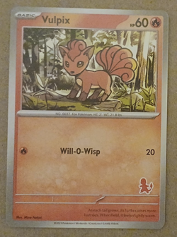 Vulpix Card My First Battle Charmander Stamped Deck Exclusive - Image 1