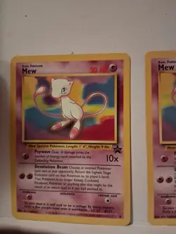 Pokemon TCG Promo Lot Mew Basic Pokemon Card 8 151 2 Cards - Image 1
