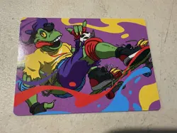 mtg Mondo Gecko, Art Series card TMNT - Image 1