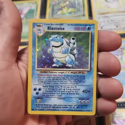 Pokemon Blastoise Base Set Holo Rare Card 2/102 - 1999 Wizards of the Coast - Image 1