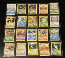 1999 Vintage Pokemon LOT 20 cards ALL IN TOP LOADERS - Image 1