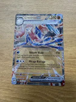 Greninja ex 106/167 Metal Promo Twilight Masquerade Pokemon NM Pokemon Card - Image 1