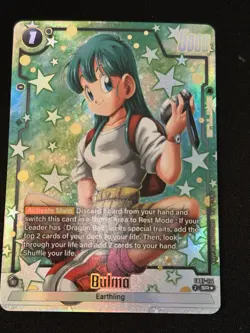 Bulma SR Alternate Art FB07-114 Dragon Ball Super Card Game Fusion World *Clean* - Image 2