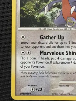 Pokemon TCG Gabite Prerelease Stamped Promo Mysterious Treasures 48/123 LP Card - Image 5