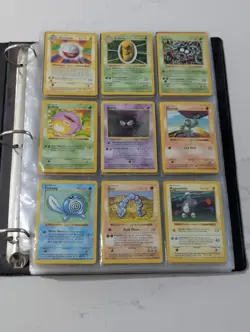 WoTC Pokemon TCG Vintage Binder (Holos, Shadowless, 1st Editions, ~250 Cards) - Image 2