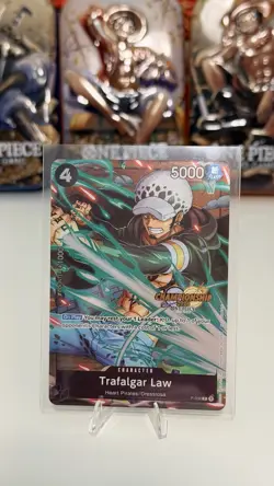 One Piece TCG P-038 Trafalgar Law Foil CS 2024 Event Card Stamped. Eng/NM. - Image 2