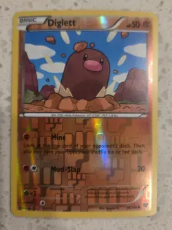 Diglett 58/146 XY Reverse Holo Pokemon Tcg Card NM/LP +🎁 - Image 1
