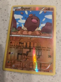 Diglett 58/146 XY Reverse Holo Pokemon Tcg Card NM/LP +🎁 - Image 3