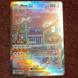 Pokemon Mew EX SVP 053 Scarlet & Violet Promo Full Art Holo Card 180 HP - Image 1
