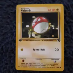 Voltorb Team Rocket Set 69/82 1st Edition Pokemon Card - Image 1
