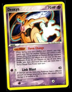 Deoxys 16/107 - EX Deoxys Non-Holo Rare Pokemon TCG Card LP - Image 1