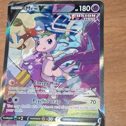Pokemon Mew V Full Art Ultra Rare Fusion Strike Holo 251/264 Card - Image 4